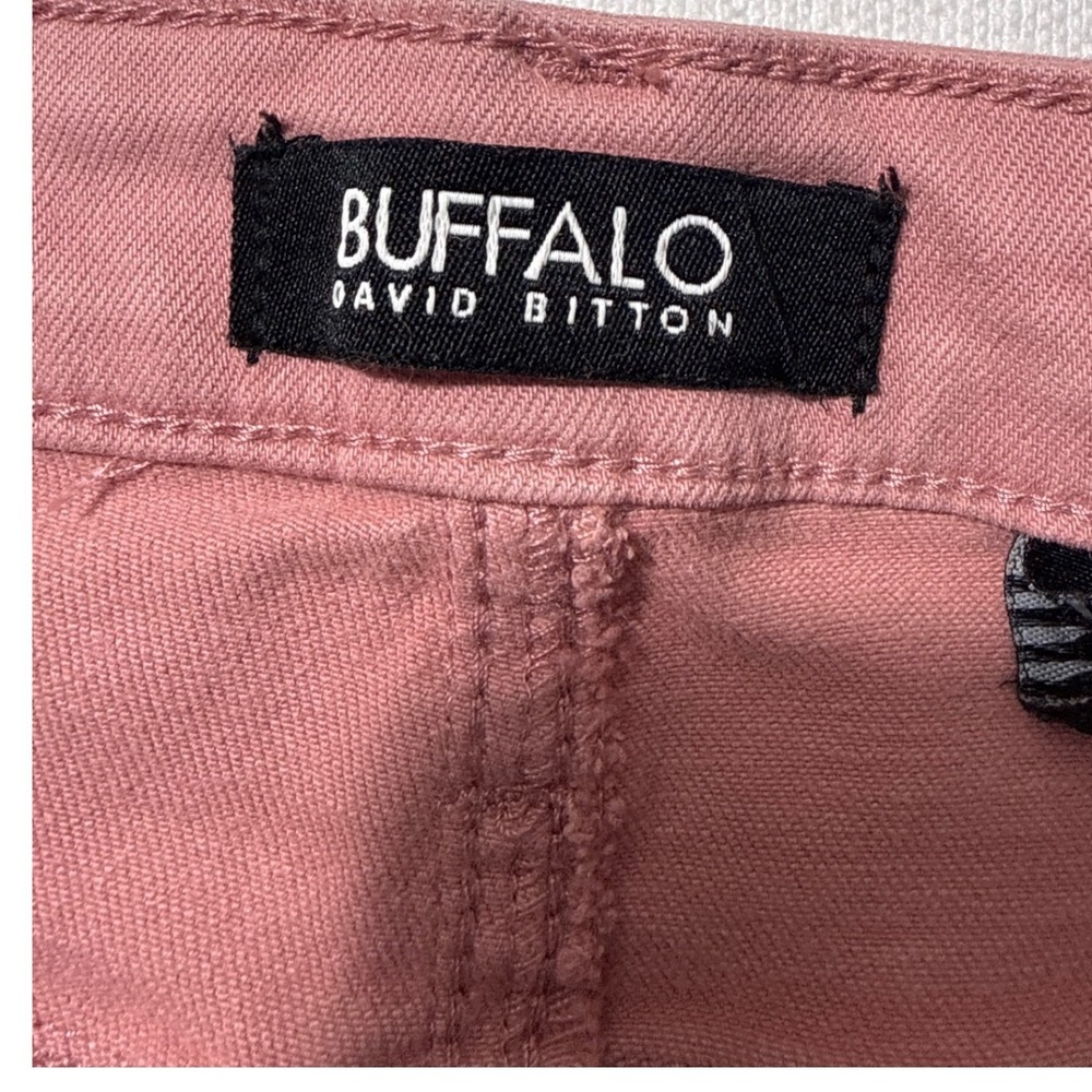 Buffalo David Bitton Havana High Rise Ankle Skinny Jeans Pink 10/30 26 Inseam - Picture 5 of 9